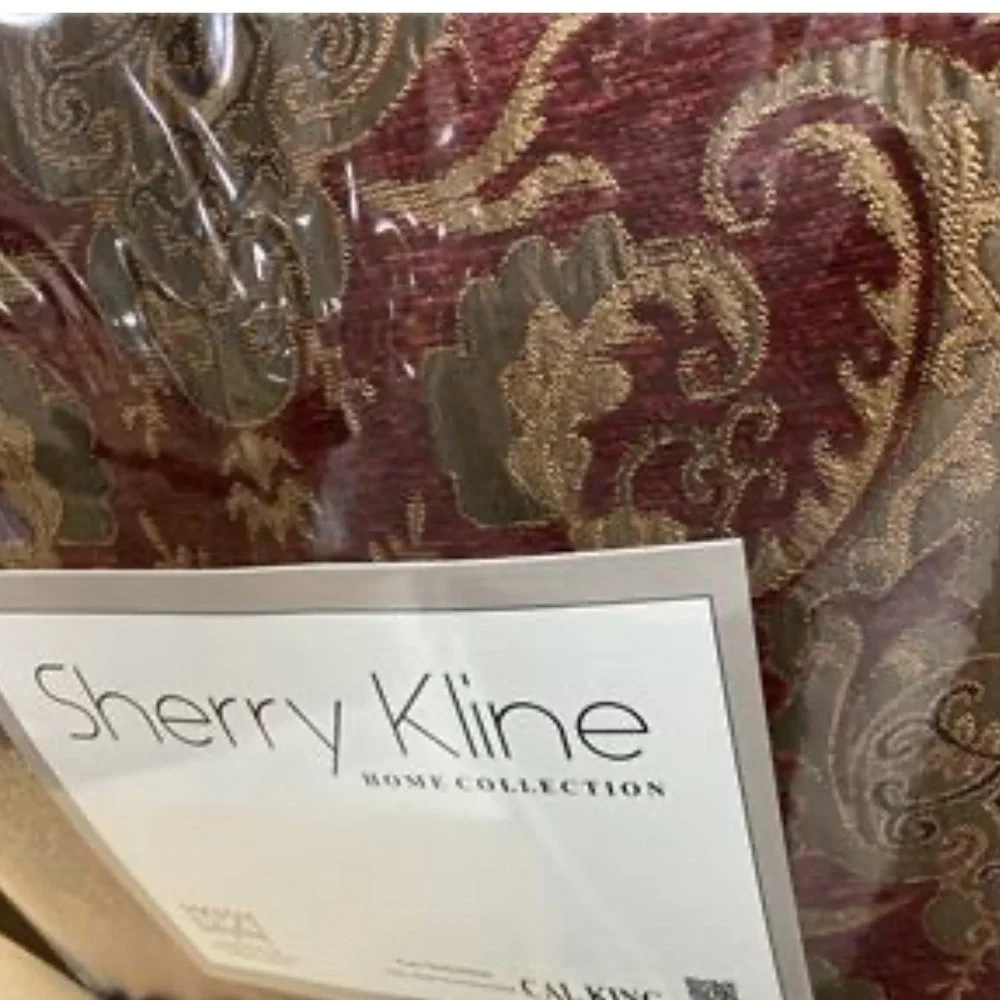 PCHF China Art Red 3-piece Comforter Set - California King NWT
